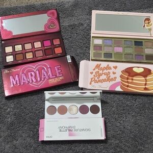 Eyeshadow Palette Bundle NEW Too Faced Maple Syrup Pancakes/Mariale and Ofra